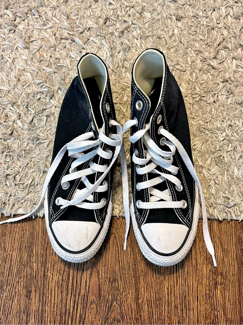 Converse Chuck Taylor All Star High Top Sneakers in Black & White